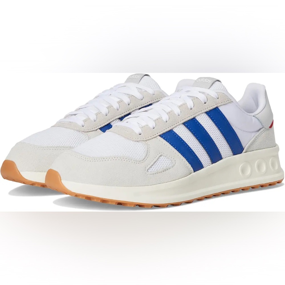 Adidas Run 84 Shoes with Blue Accents cloud foam technology